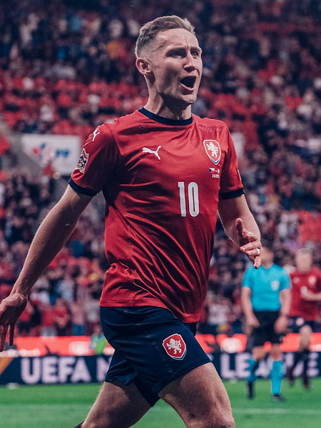 Ян Кухта забил дебютный гол за сборную Чехии