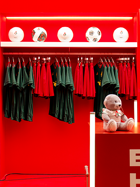 An opening of a new fanshop at RZD Arena