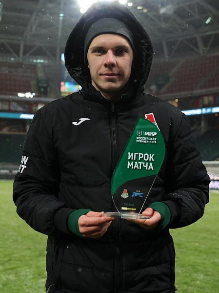 Глушенков – вновь лучший игрок матча с «Зенитом»!