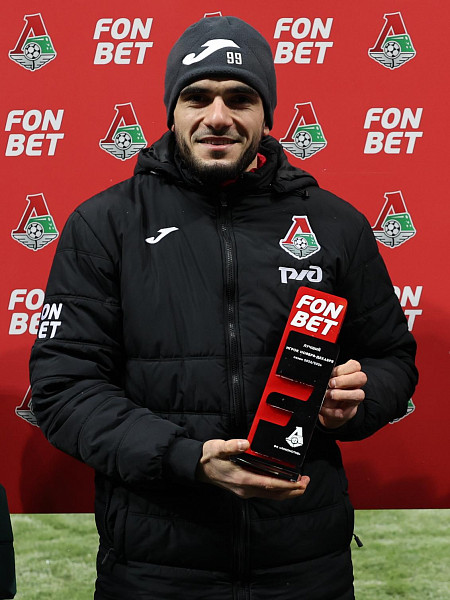 Сулейманов получил награду лучшему игроку ноября от Fonbet